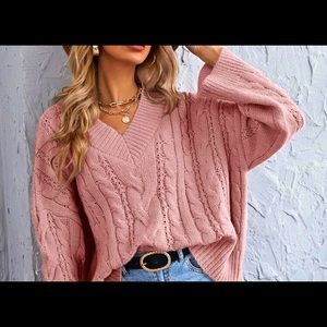 Pink Chunky Sweater
